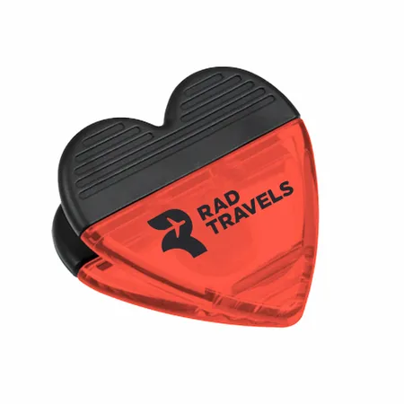 Heart Shaped Magnetic Clips - Custom Phone Wallets Now