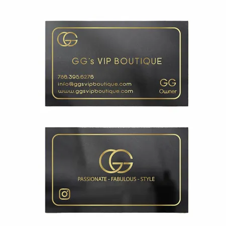 Foil Business Cards - Custom Phone Wallets Now