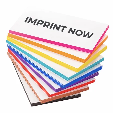 Painted Edge Business Cards - Custom Phone Wallets Now