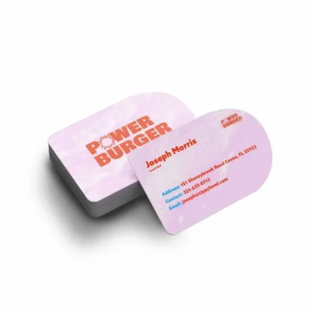 Half Circle Business Cards - Custom Phone Wallets Now
