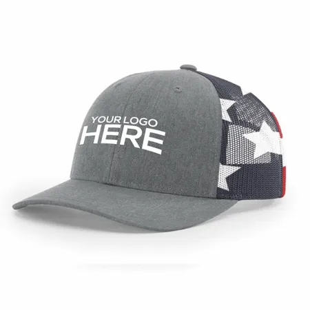 Richardson 112PM Printed Mesh Trucker Cap - Custom Phone Wallets Now