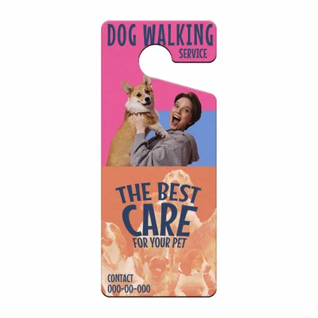 Rectangle Claw Door Hangers Rectangle Claw Door Hangers - Custom Phone Wallets Now