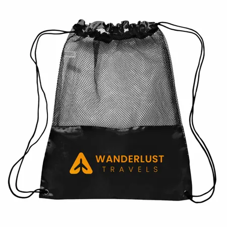 Mesh Drawstring Bag Mesh Drawstring Bag - Custom Phone Wallets Now