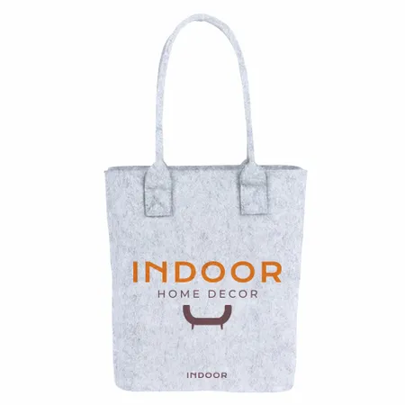 Recycled Felt Shopper Tote Recycled Felt Shopper Tote - Custom Phone Wallets Now