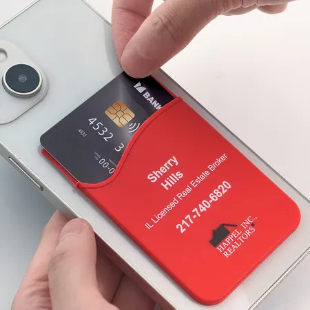 Silicone Phone Wallet Card Holder - Custom Phone Wallets Now