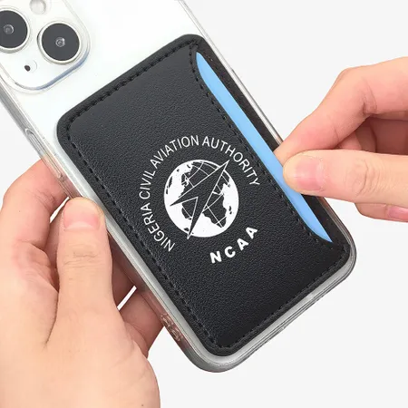 Leather Phone Wallet with Side Slit - Custom Phone Wallets Now