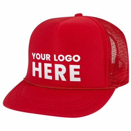 Otto 68-216 Youth Kids 5-Panel High Crown Foam Trucker Hat, Mesh Back - Custom Phone Wallets Now