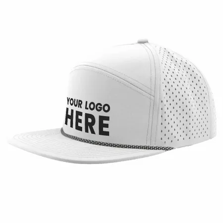 Zapped Headwear Osprey R+ 7 Panel Perforated Rope Cap - Custom Phone Wallets Now