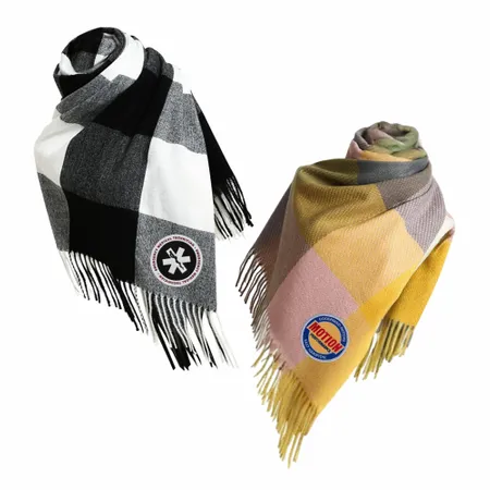 Plush Polyester Scarves - Custom Phone Wallets Now