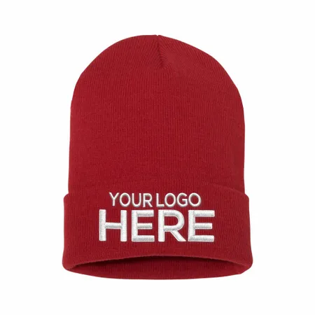 Waffle Cuffed Knit Beanie - Custom Phone Wallets Now