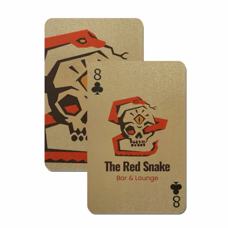 Gold Glitter Playing Cards - Custom Phone Wallets Now