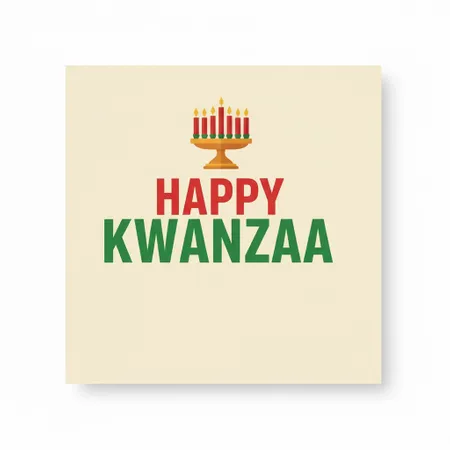 Kwanzaa Napkins - Custom Phone Wallets Now