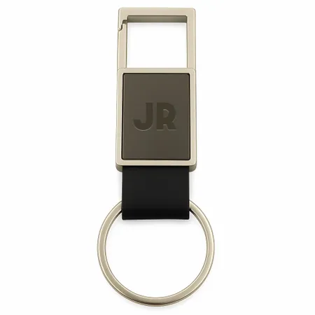Square Caribiner Metal Keychain - Custom Phone Wallets Now