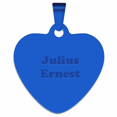 Full Color Heart Metal Keychain - Custom Phone Wallets Now