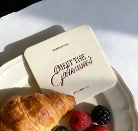 Absorbent Paper Debossed - Custom Phone Wallets Now