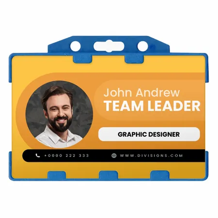 Plastic Insert Badge Holder - Custom Phone Wallets Now