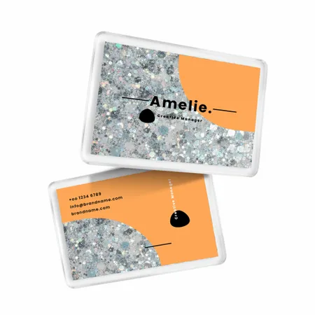 Acrylic Quicksand Card - Custom Phone Wallets Now