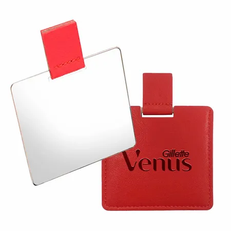 Stainless Steel Compact Mirrors - Custom Phone Wallets Now