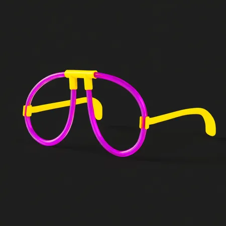 Neon Glasses - Custom Phone Wallets Now