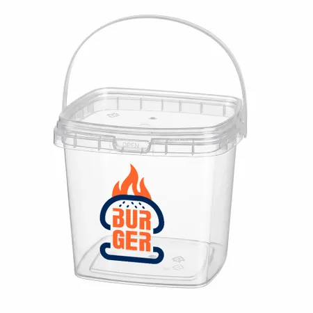 Square Transparent Drink Buckets - Custom Phone Wallets Now