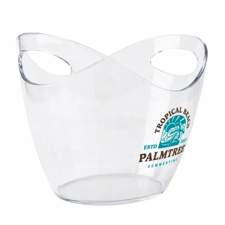 Curved Dual-Handle Drink Buckets - Custom Phone Wallets Now