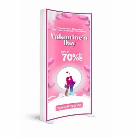 SEG Curved Lit Display - Custom Phone Wallets Now