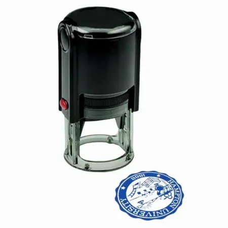 Round Self-Inking Stamps - Custom Phone Wallets Now
