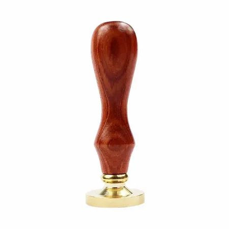 Pearwood Handle Wax Seal Stamps - Custom Phone Wallets Now