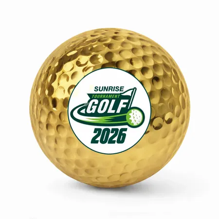 Metallic Golf Balls - Custom Phone Wallets Now