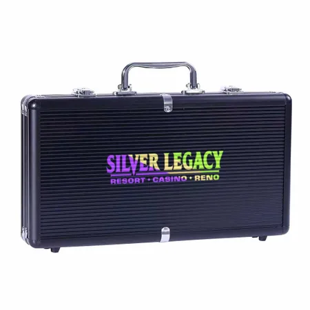 300ct Aluminum Poker Chip Cases - Custom Phone Wallets Now
