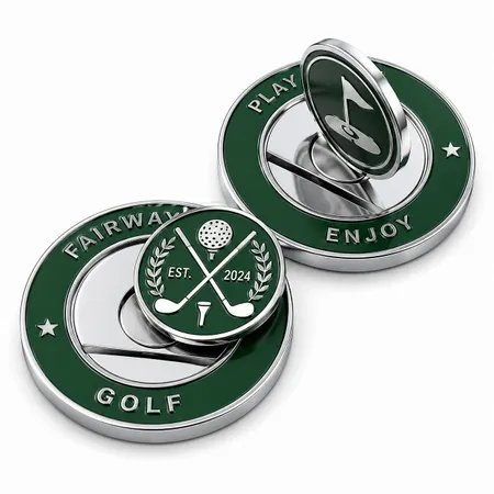Magnetic Golf Ball Markers - Custom Phone Wallets Now