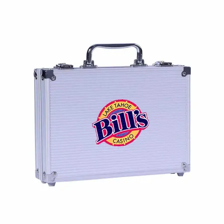 100ct Aluminum Poker Chip Cases - Custom Phone Wallets Now