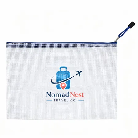 PolyWeave Zippered Document Bags - Custom Phone Wallets Now