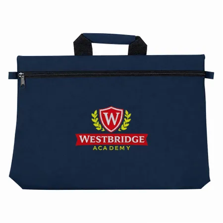 Polyester Zippered Document Bags - Custom Phone Wallets Now