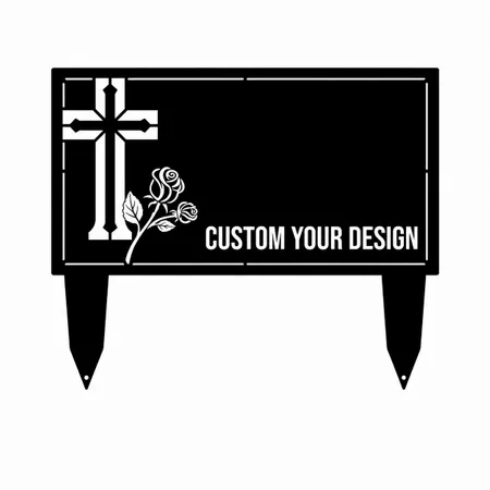 Cross Memorial Stakes - Custom Phone Wallets Now