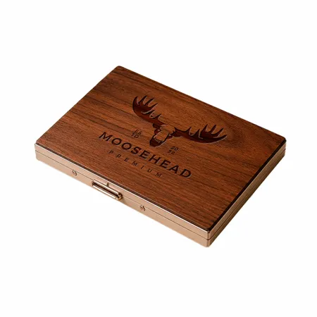 Metal Framed Wooden Cigarette Cases - Custom Phone Wallets Now