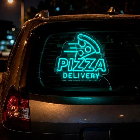 Illuminated Vehicle Signs - Custom Phone Wallets Now