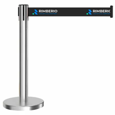 Retractable Belt Stanchions - Custom Phone Wallets Now