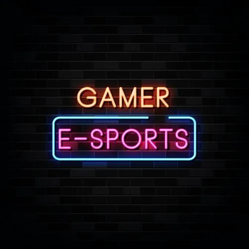 Gamer E-Sport Neon Sign - Custom Phone Wallets Now