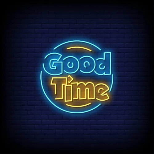 Good Time Neon Sign - Custom Phone Wallets Now