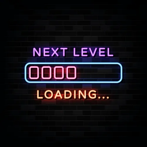 Next Level Neon Sign - Custom Phone Wallets Now