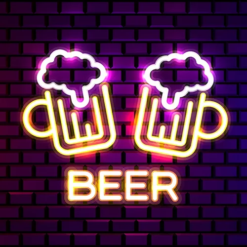 Beer Bar Neon Sign - Custom Phone Wallets Now