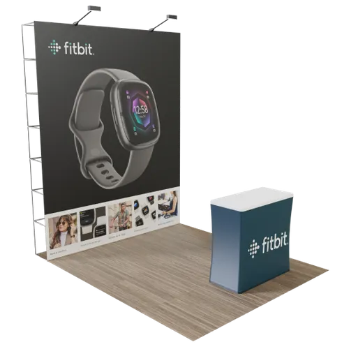 Custom Pop Up Trade Show Display 8' x 8' (ft) - Custom Phone Wallets Now