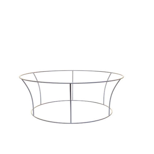 Custom Tapered Circle Personalized Trade Show Hanging Signs - Custom Phone Wallets Now