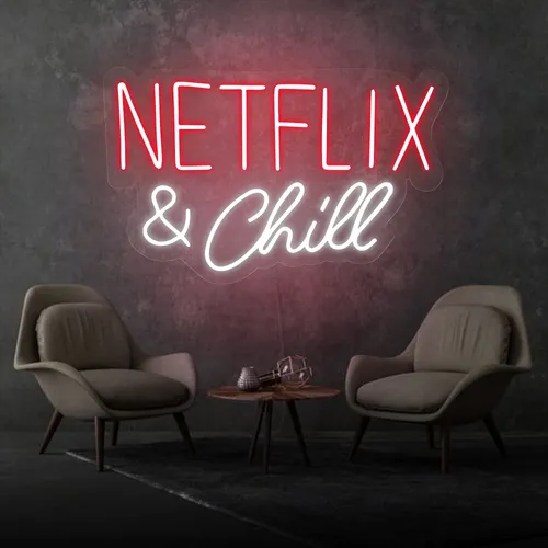 Netflix and Chill Neon Sign - Custom Phone Wallets Now
