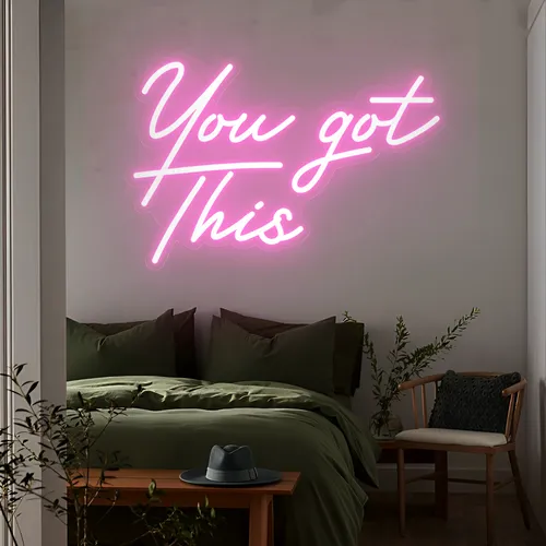 You Got This Neon Sign - Custom Phone Wallets Now