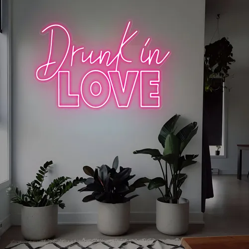 Drunk in Love Neon Sign - Custom Phone Wallets Now