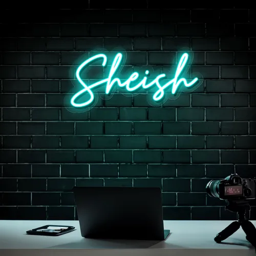 Sheish Neon Sign - Custom Phone Wallets Now
