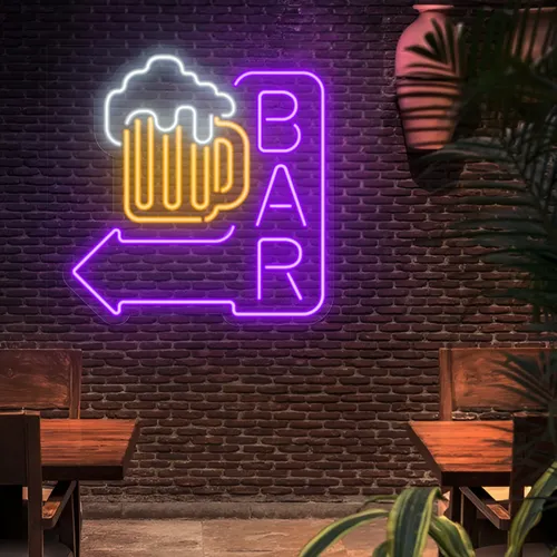 Beer Jug Bar Neon Sign - Custom Phone Wallets Now