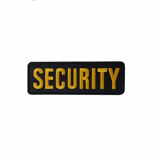 Black and Yellow Security Patch - Custom Phone Wallets Now